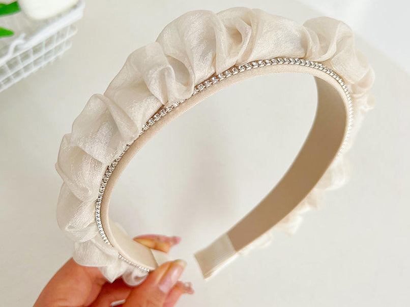 Ivory Ruffle Band