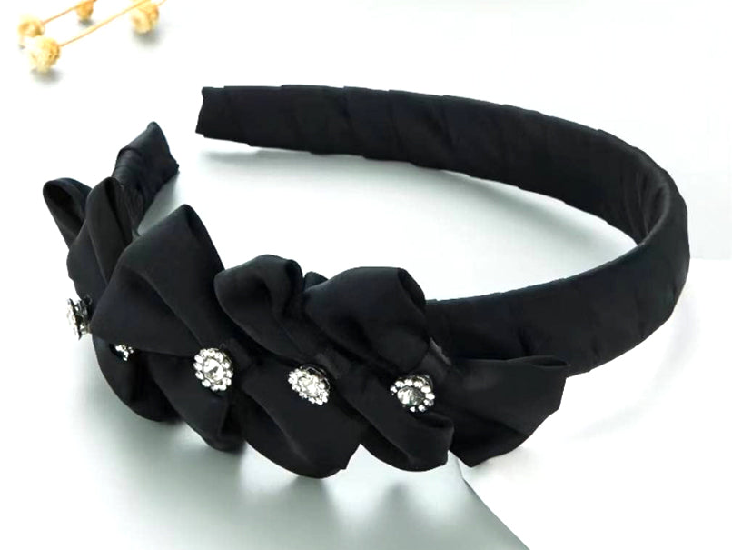 Pearl Kiss Petal Band - Black