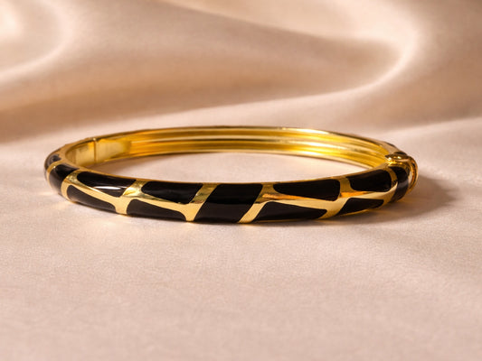 Midnight Enamel Victorian Bangle (Pack of 1)