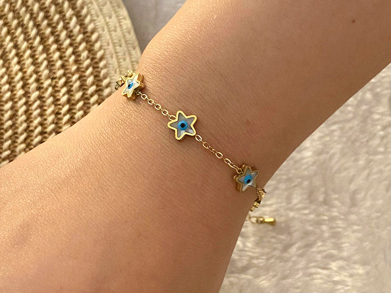 Star Evil Eye Bracelet