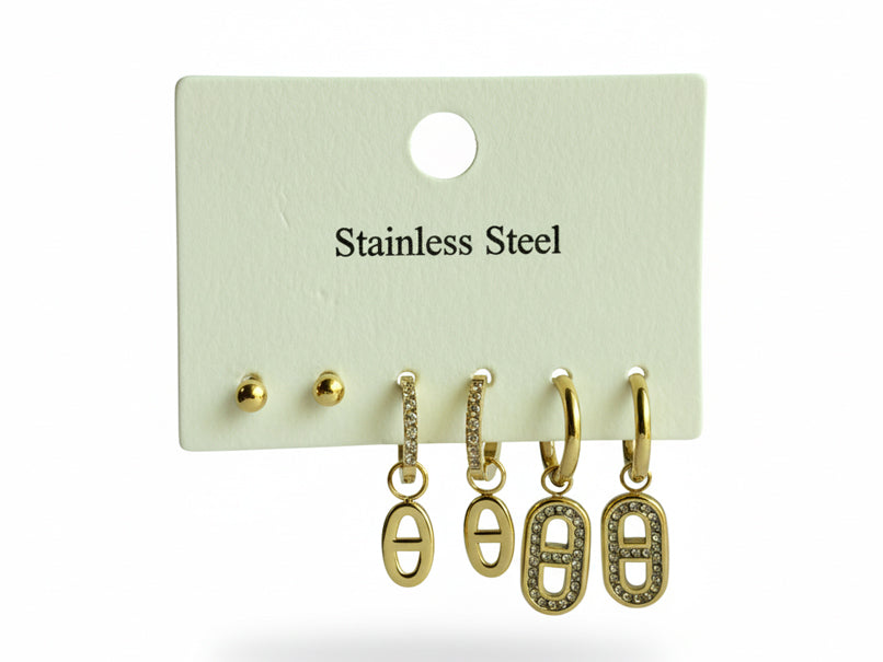 Echo Set of 3 Earrings