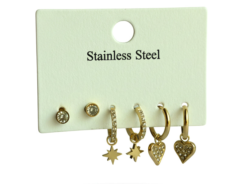 Dazzel Set of 3 Earrings