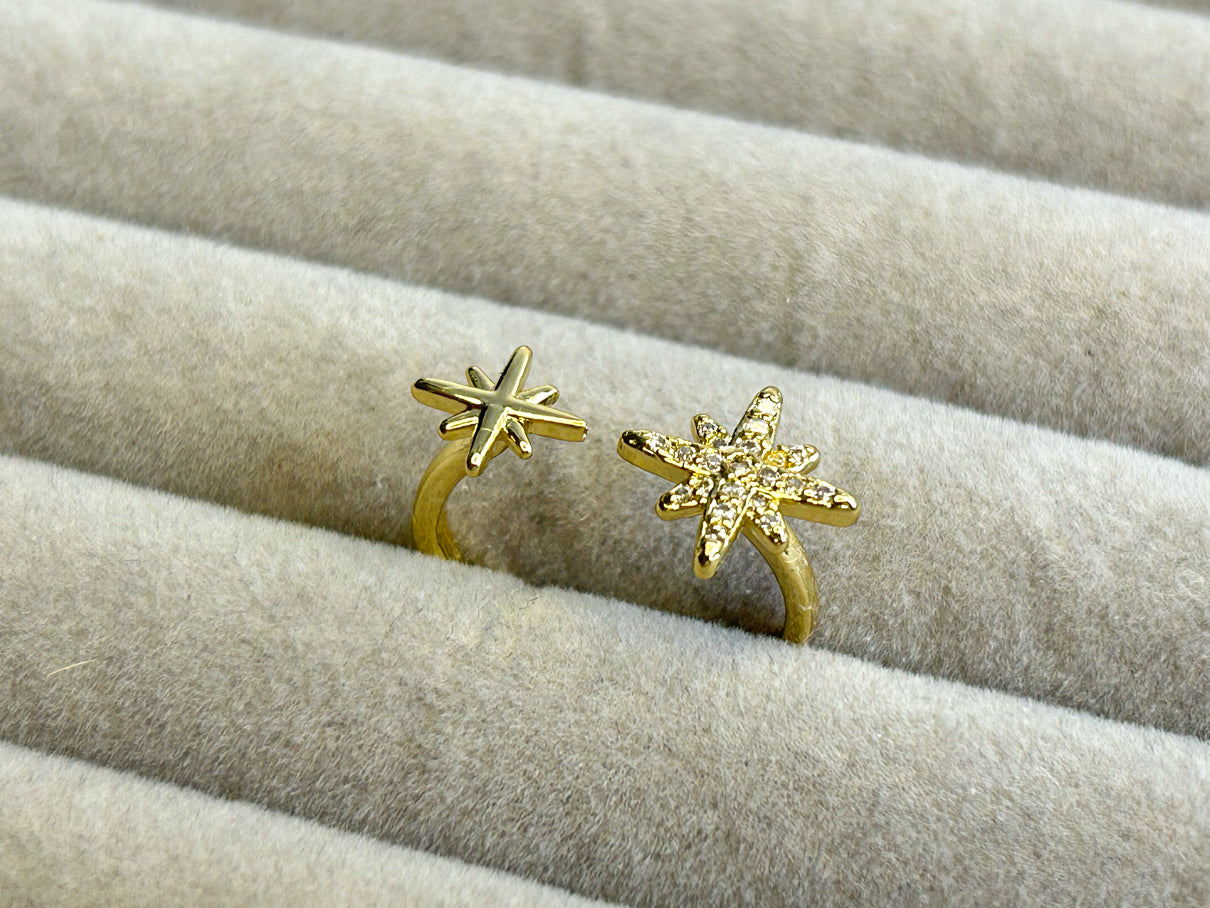 Starry Glimmer Adjustable Ring