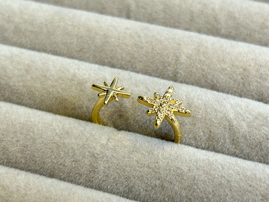 Starry Glimmer Adjustable Ring