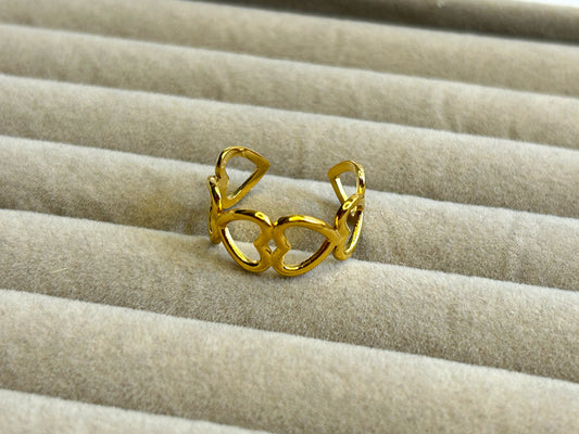 Heart Link Ring