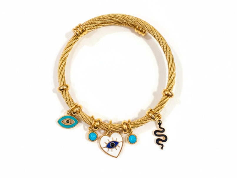 Nazelle Evil Eye Bangle