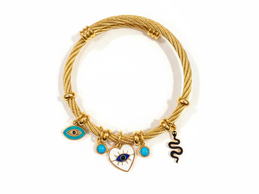 Nazelle Evil Eye Bangle