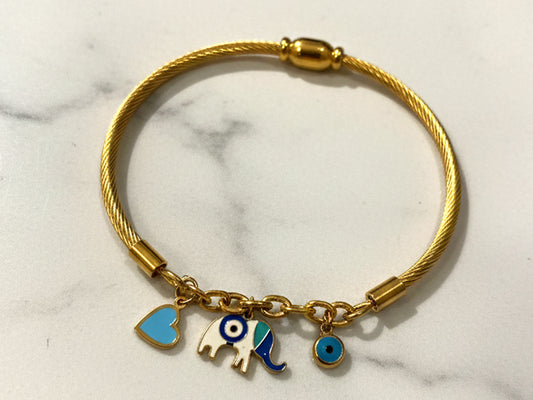 Trilux Evil Eye Bangle