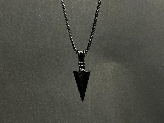 Midnight Spear Necklace