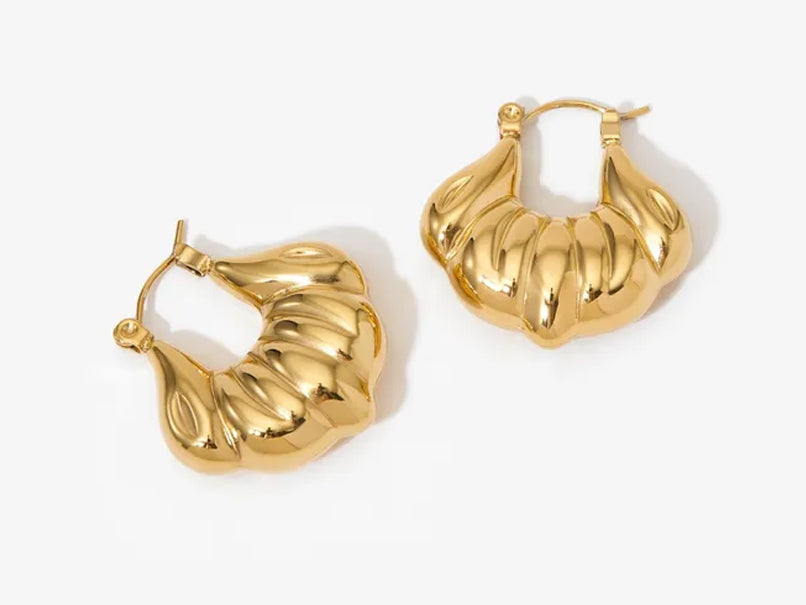 Molten Gold Hoops