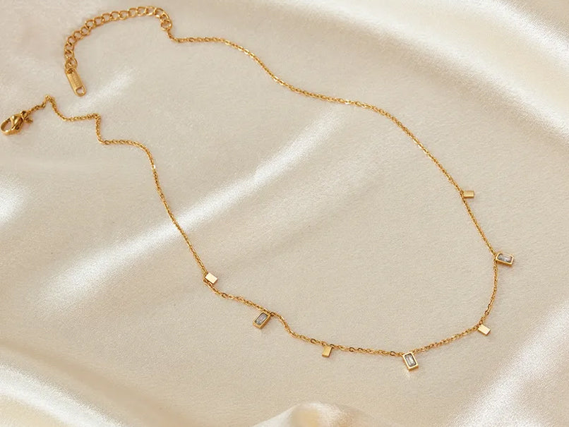 Baguette Necklace