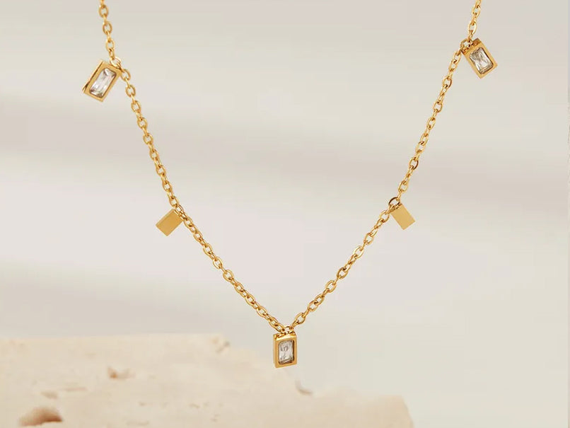 Baguette Necklace