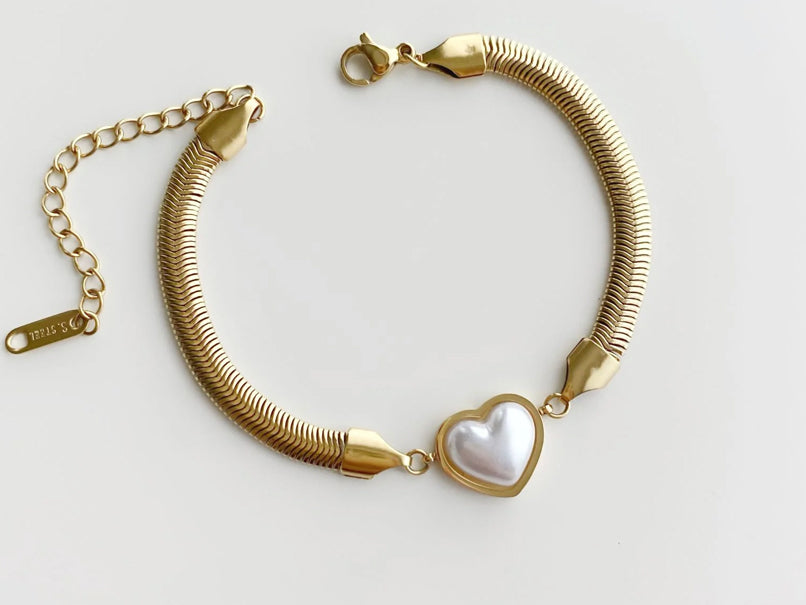 Heart Charm Bracelet
