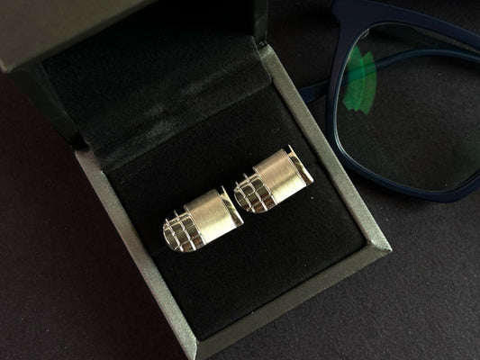 Men’s Modern Bar Design Cufflinks