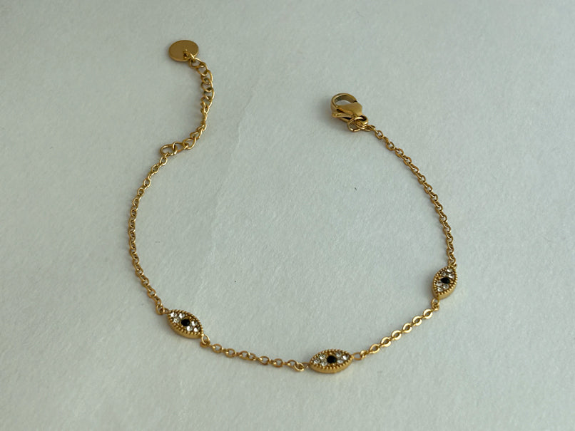 Dainty Evil Eye Bracelet