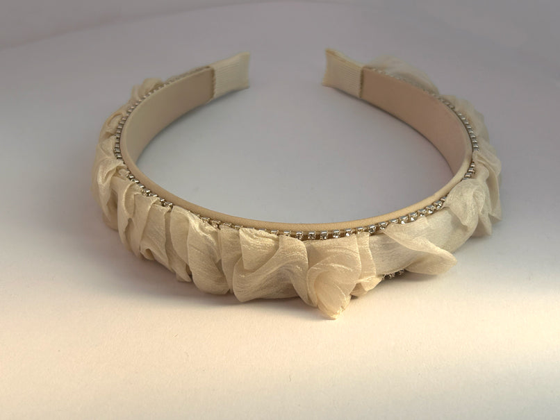 Ivory Ruffle Band