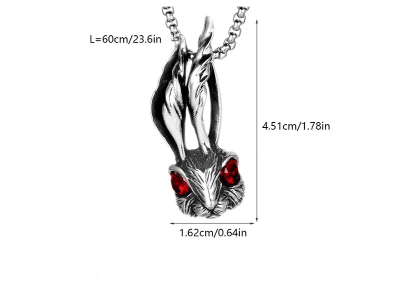 Red Fang Neck Chain for Men & Boys