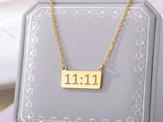 11:11 Necklace - 18k Gold Plated