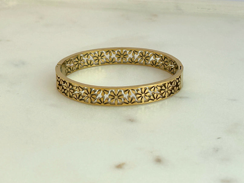 Fern Thin Wrist Bangle