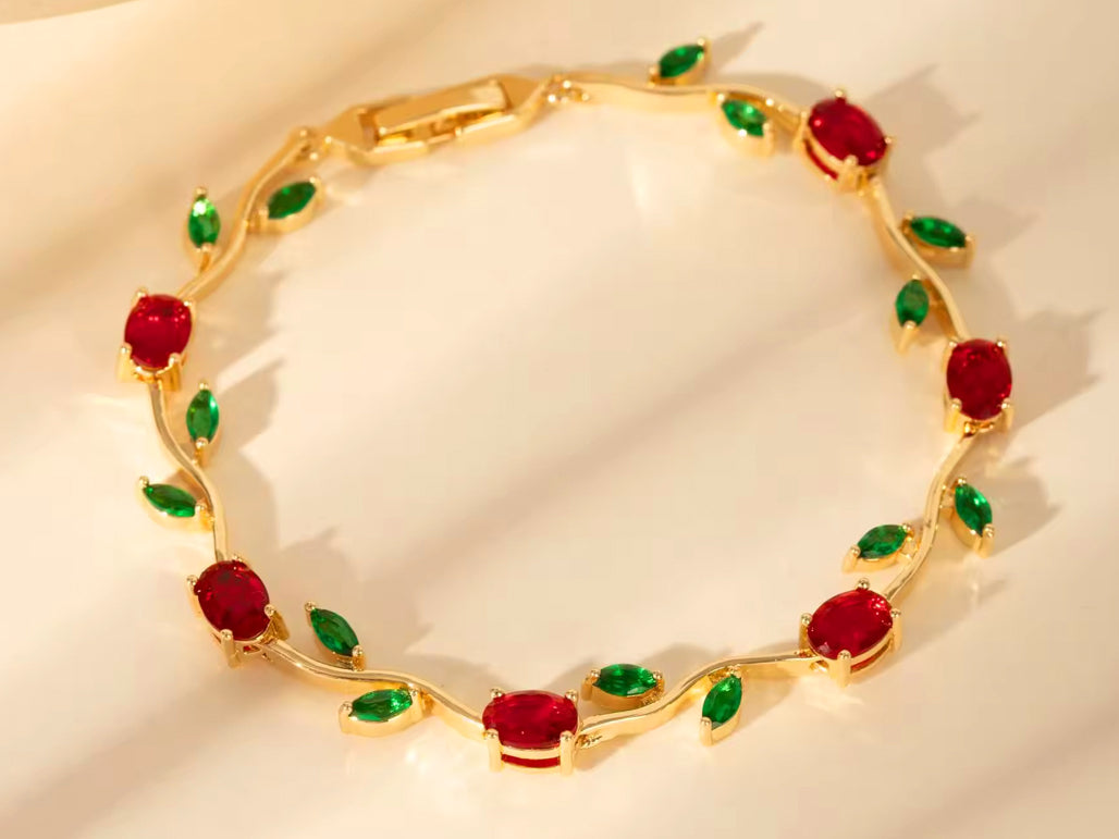 Tulip Bracelet – Pink & White