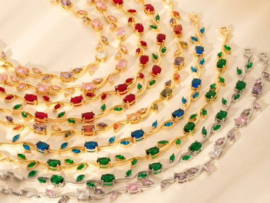 Tulip Bracelet – Red & Green