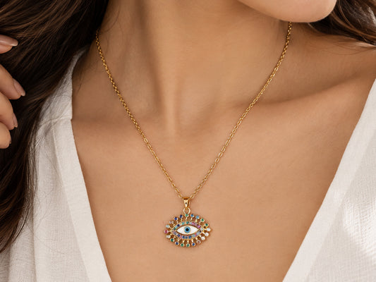 Twilight Evil Eye Necklace