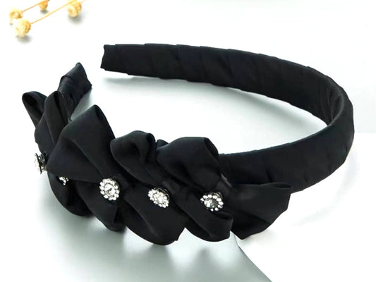 Pearl Kiss Petal Band - Black