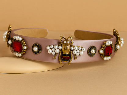 Beejewelled Hair Band - Pink