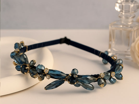 Celestial Flora Hair Band - Blue
