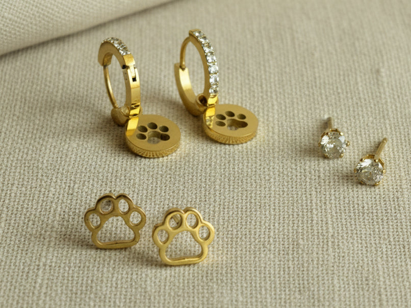 Pawfect Set of 3 Earrings