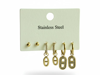 Echo Set of 3 Earrings