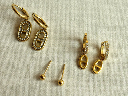 Echo Set of 3 Earrings