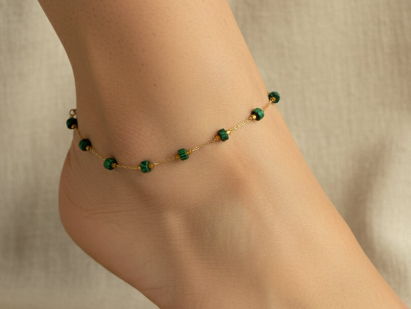 Olive Anklet