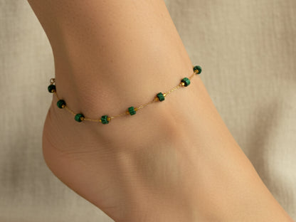 Olive Anklet