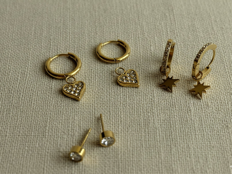 Dazzel Set of 3 Earrings