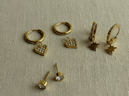 Dazzel Set of 3 Earrings