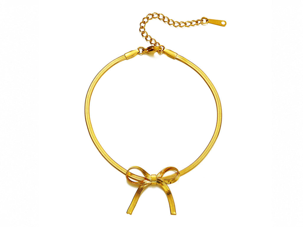 Bow Gold Plated Bracelet