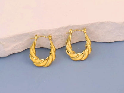 Eternal Braid Hoops