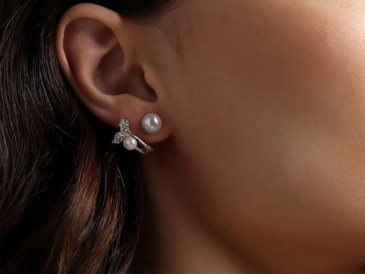 Fishtail Pearl Studs