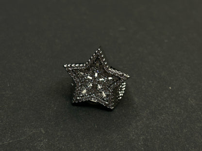 Shiny Star Cuban Ring