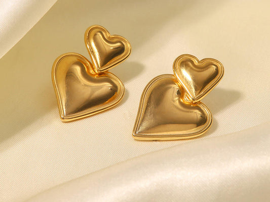 Missy Heart Drop Earrings