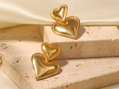 Missy Heart Drop Earrings