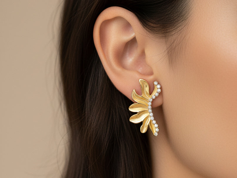 Elysian Leaf Earrings
