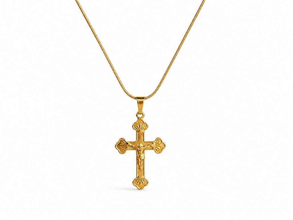 Halo Cross Necklace
