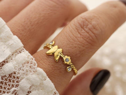 Mariposa Ring (Adjustable)