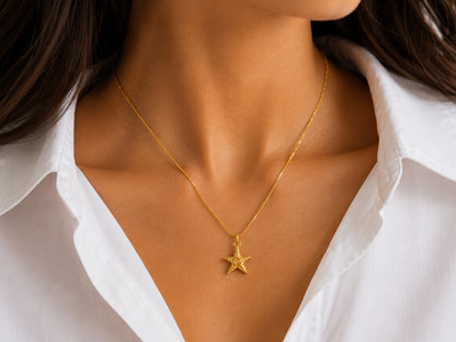 Golden Star Necklace