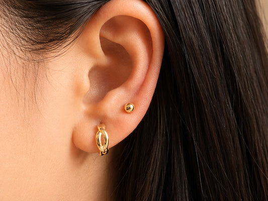 Knoté Small Hoops