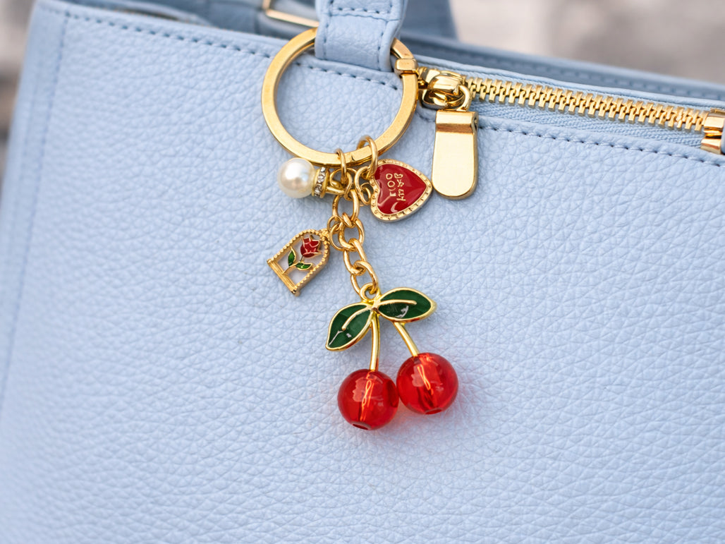 Rosy Cherry - Bag Charm