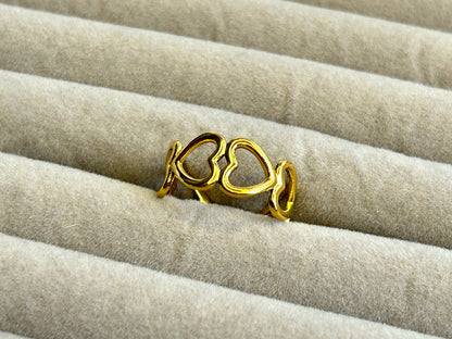Heart Link Ring