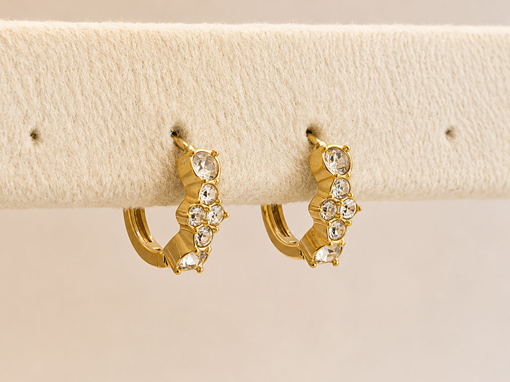 Starlit Small Hoops